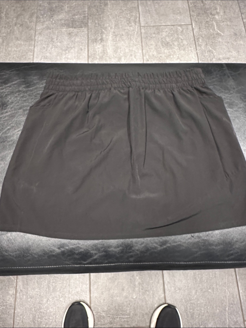 RBX Black Mini Skort with Elastic Waist